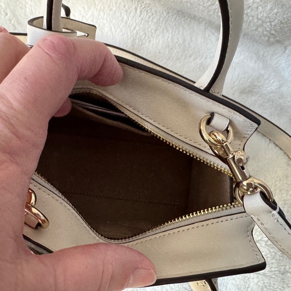 Coach Andrea Mini Carryall Ivory Bag With Gold Star Print ⭐️⭐️⭐️ - Picture 4 of 8